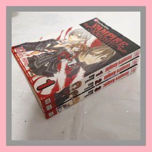 Vampire Knight Manga Volumes 1 through 3